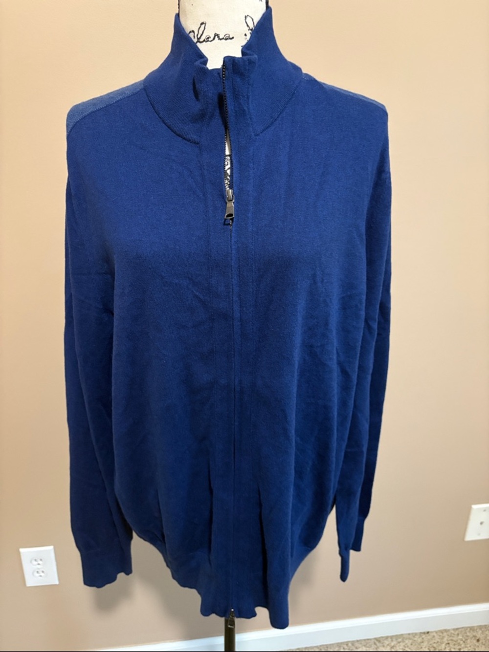 Banana Republic Full-Zip Mock Neck Sweater - size XL